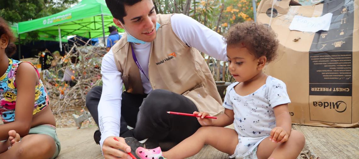 Vor allem Kinder stehen im Fokus der Arbeit von World Vision in Venezuela
