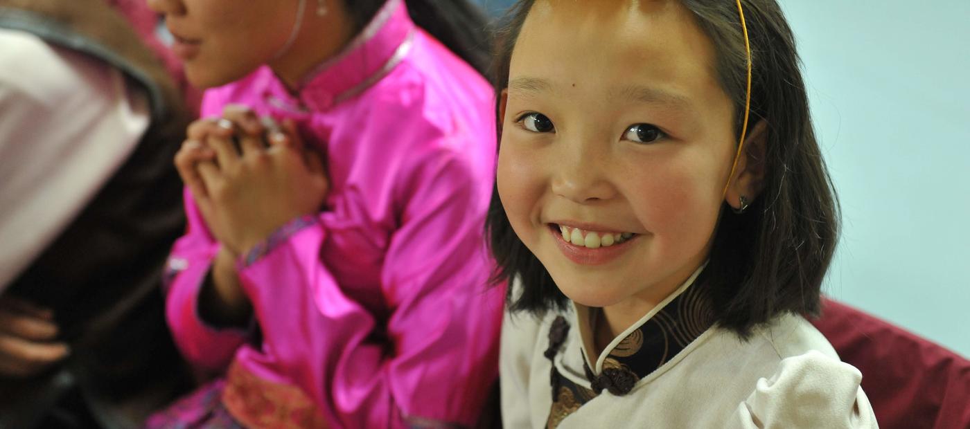 Mädchen in der Mongolei
