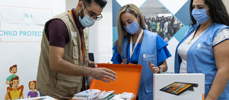 Ausstattung von Personal im Libanon