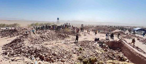 Ausmaß der Zerstörung nach dem Erdbeben in Afghanistan