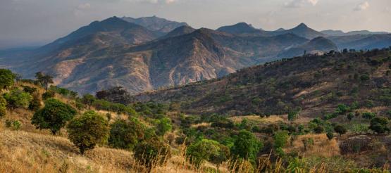 Hügel über dem Malawisee