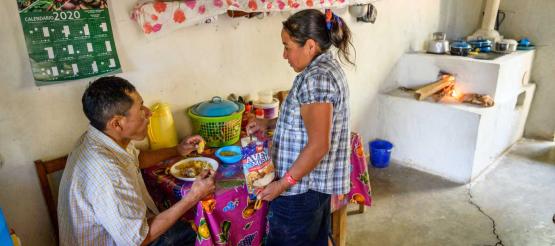 Carmen aus Honduras mit ihrem Mann Francisco