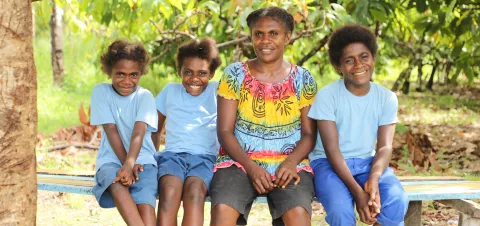 world vision menschen kinder in not hilfe afrika papua-neuginea