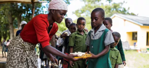 Kinder Simbabwe World Vision