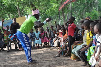 Patenkinder in Ghana