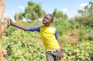 Nejmadin will Bauer werden wie sein Vater Mohammed, Seit 2014 leben sie als Flüchtlinge in Kenia.