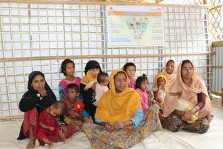 Mütter und schwangere Frauen können sich in einem speziellen Schutz-Raum beraten lassen.