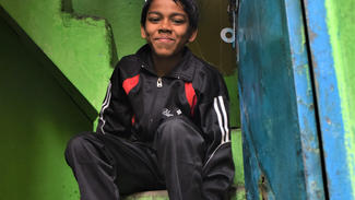 Mit seinen neuen Schuhen kann Antik noch besser trainieren