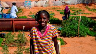 Mädchen in Mauretanien
