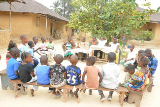Treffen der Kinder-Spargruppe Destiny in Sierra Leone