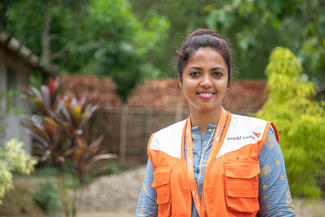 World Vision-Mitarbeiterin Shushanna Shampa Kundu aus Bangladesch