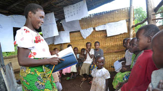 Lesecamp in Burundi