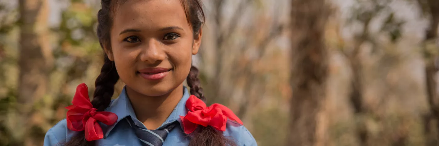 Nepal 2017: Sinram ist eines von 230.000 Kindern, die  World Vision nach dem Erdbeben unterstützt hat