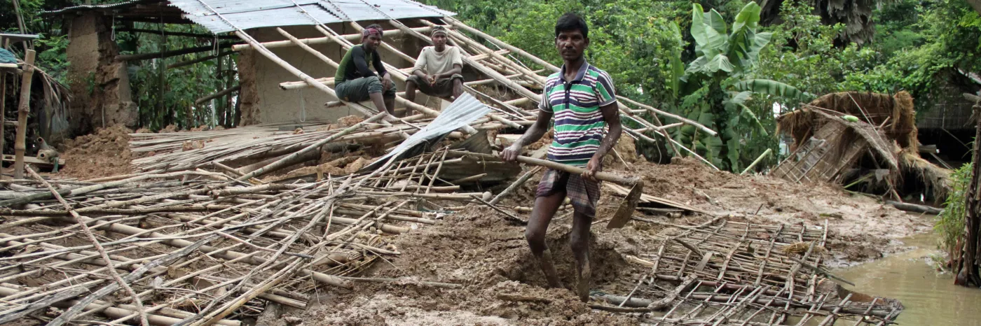 Flutkatastrophe in Südasien richtet enorme Schäden an