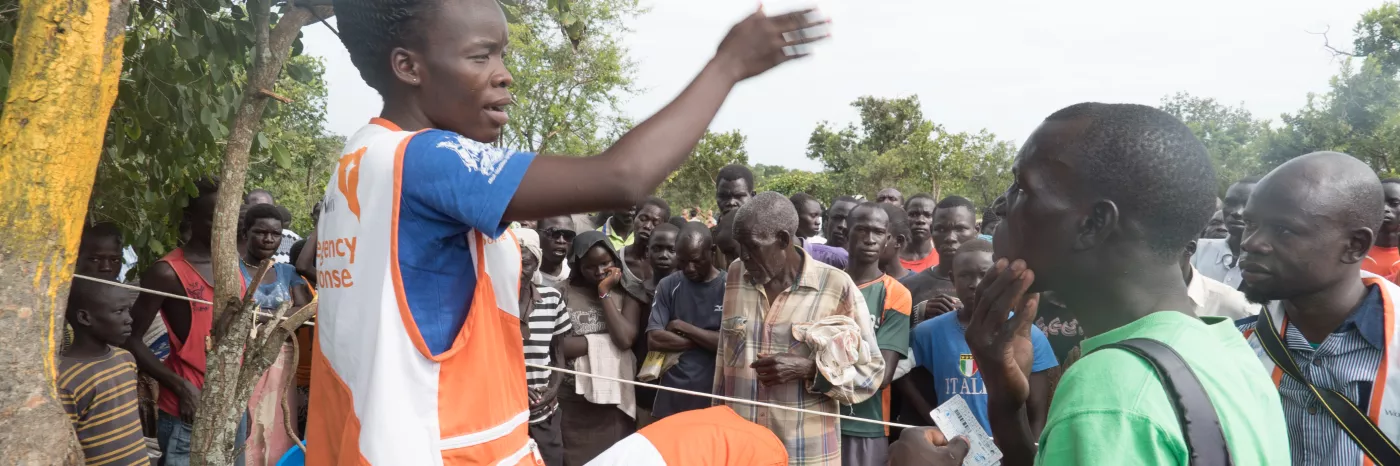 Verteilung Lebensmittel Uganda