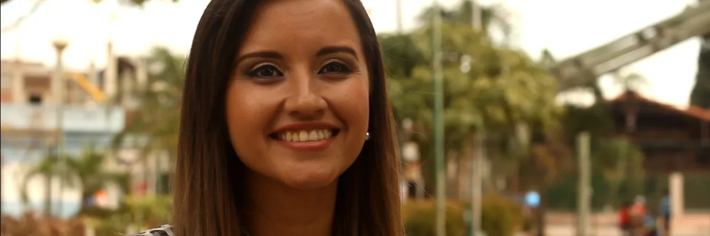 Patenkind Fanny aus Bolivien ist heute Nachrichtensprecherin