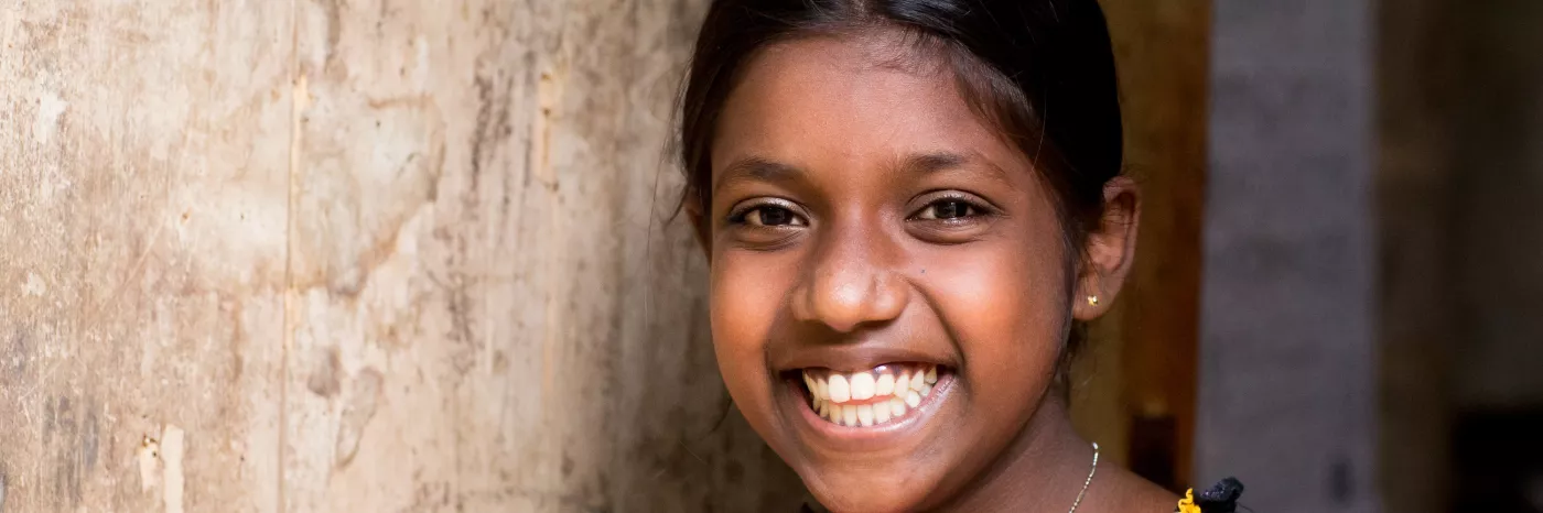 Patenkind Exciba aus Sri Lanka