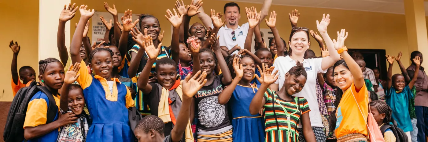 Schulkinder in Sierra Leone