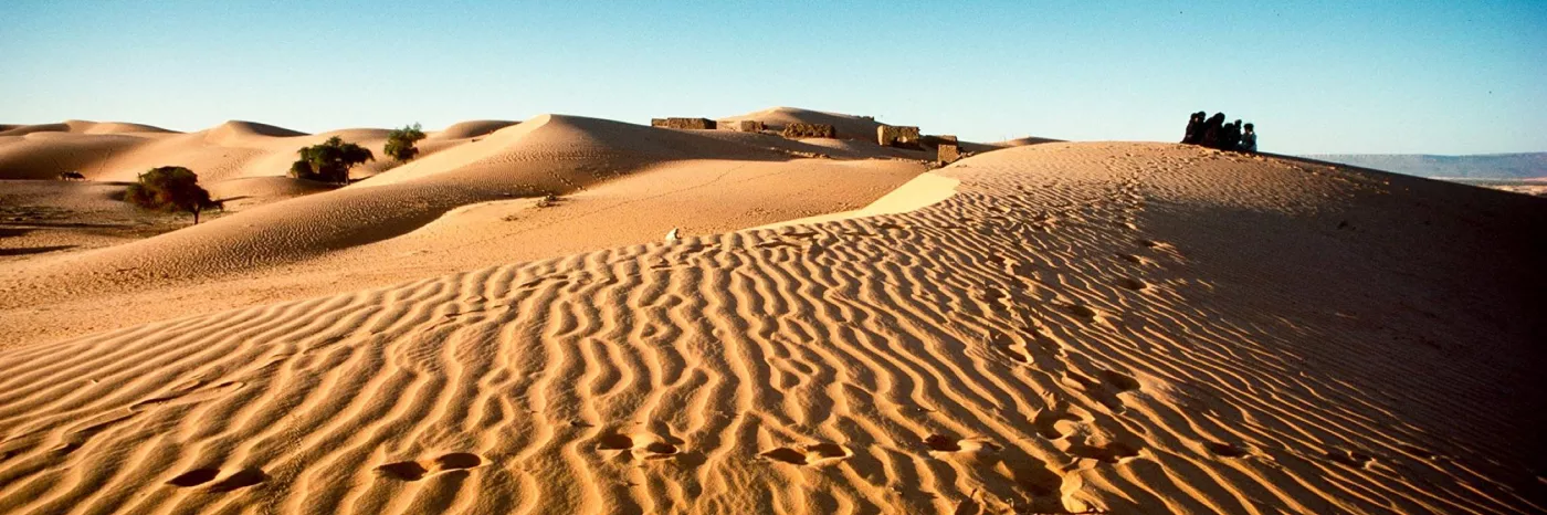 Wüstenlandschaft in Mauretanien