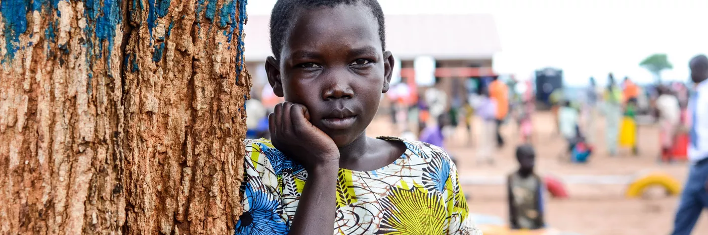 Flüchtlingskind Blessing aus dem Südsudan
