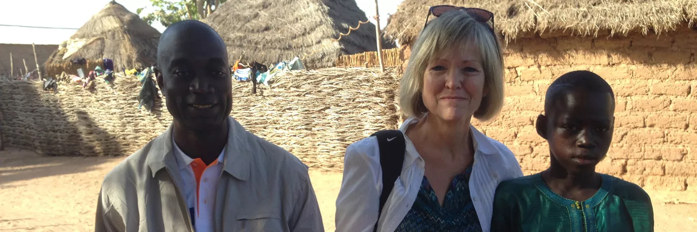 Patenbesuch im Sengal bei Dame