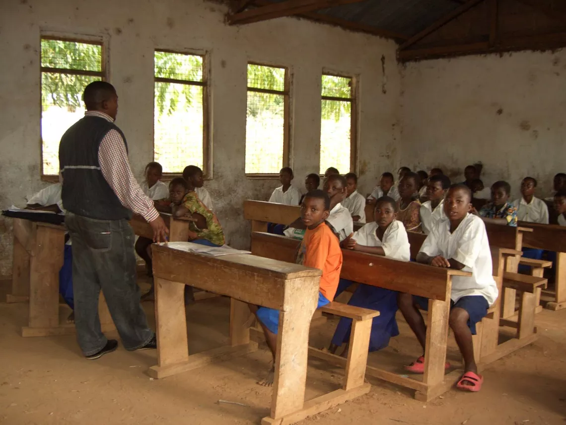 Infrastruktur Fortbildung Magoma Afrika Bildung World Vision Schule Kinder Projekt