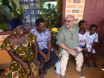 Ghana Reise Herr Inden Besuch Patenkinder