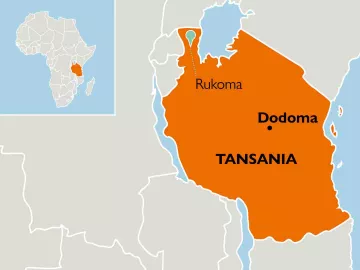 Landkarte Tansania