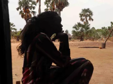 Junges Mädchen das Gender Based Violence erfahren hat