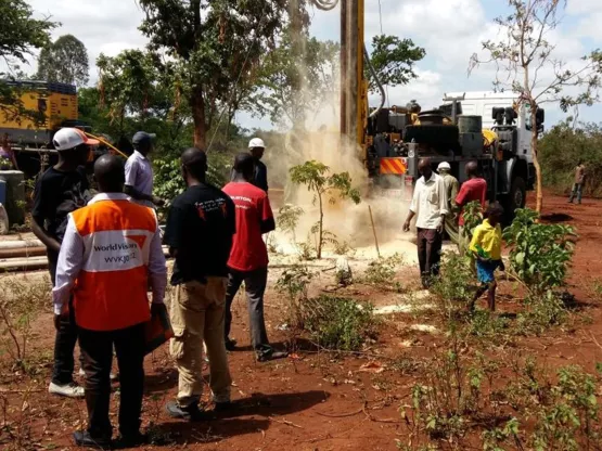 Brunnenbau in Karemo