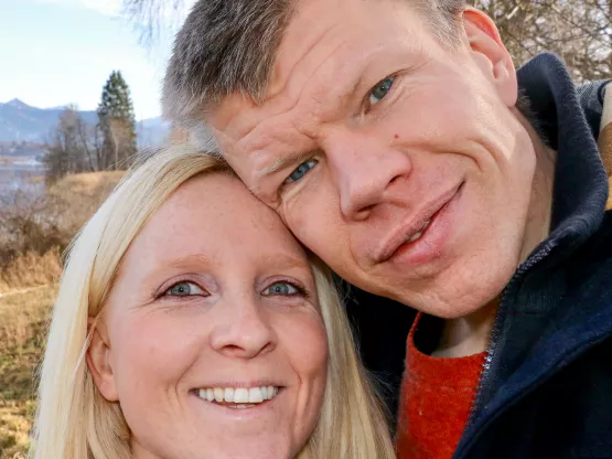 Selfi von Mandy und Mathias