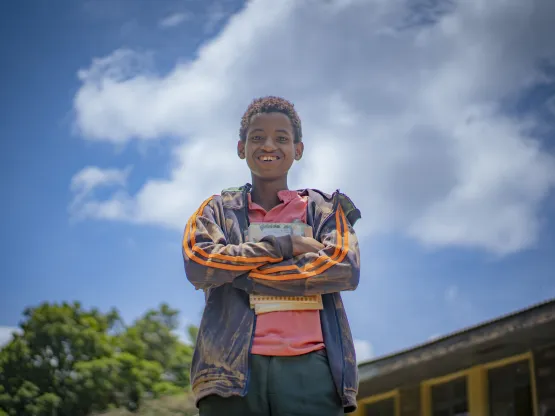 Nesru ist glücklich