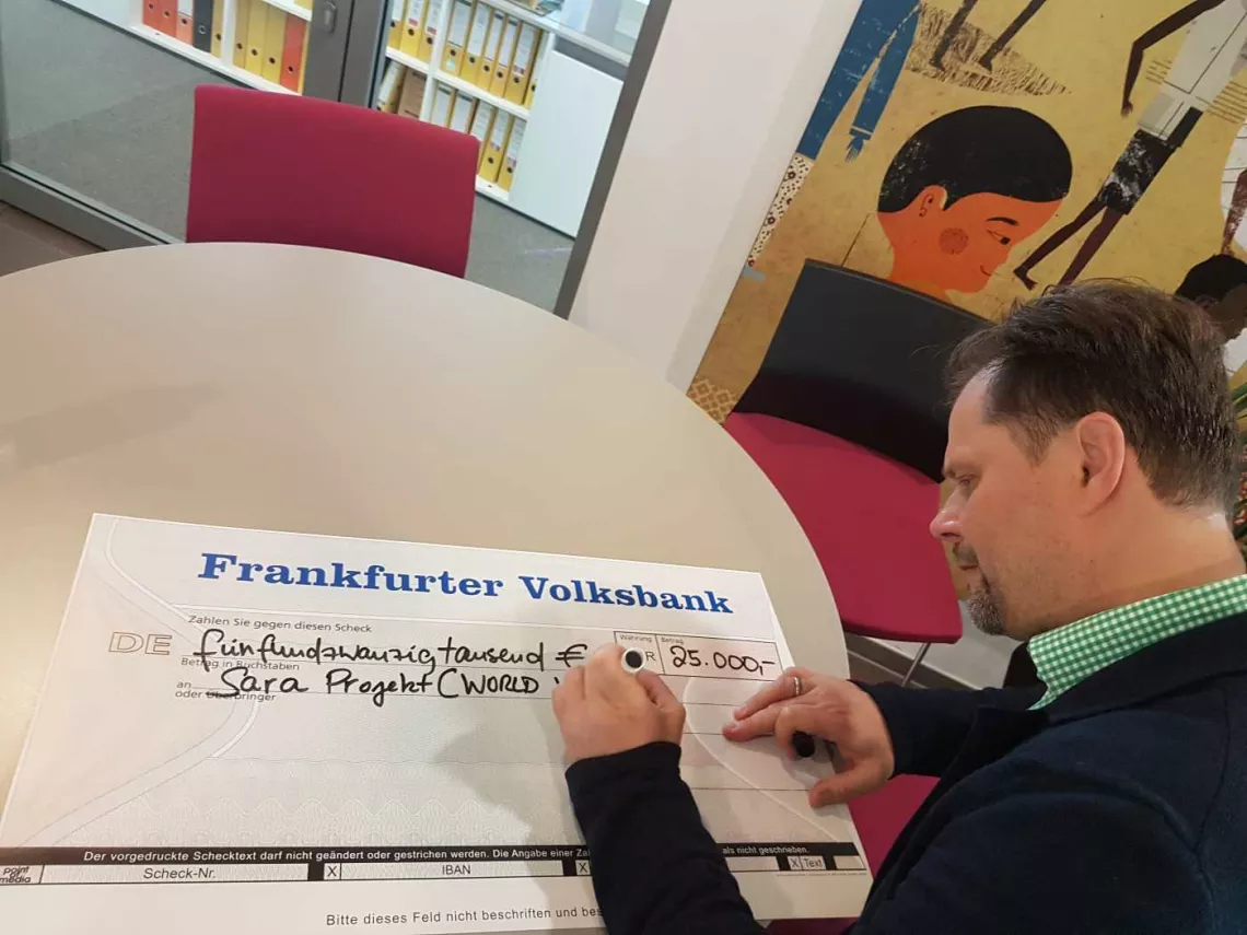 Arne Kopfermann spendet an World Vision