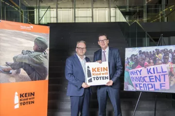 Christoph Waffenschmidt und Minister Müller