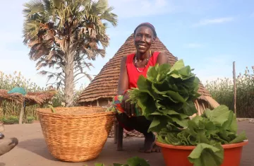 Akech ist Wegbereiterin für erfolgreiche Frauen in der Landwirtschaft im Südsudan