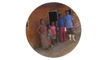 George mit seiner Familie