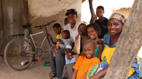 Familie im Senegal