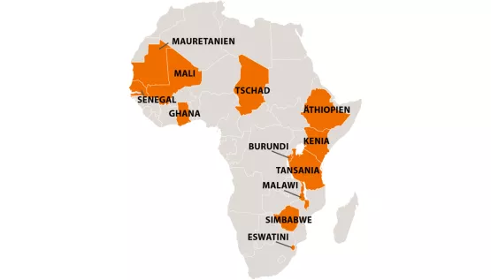 Patenschaftsländer Afrika