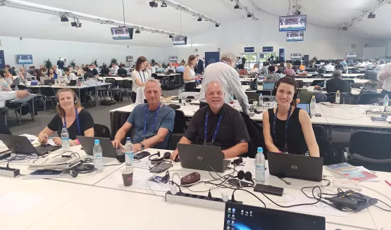 Adocacy Team auf G7-Gipfel