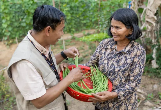 Landwirtschaftliche Unterstützung von World Vision