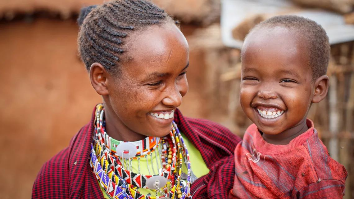 World Vision: Mutter mit ihrem Baby