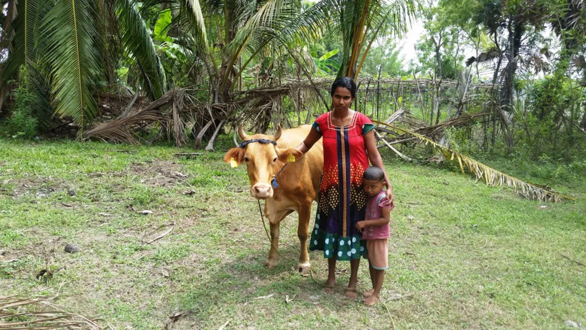 Mithilfe des Guten Geschenkes eine Familie in Sri Lanka glücklich machen