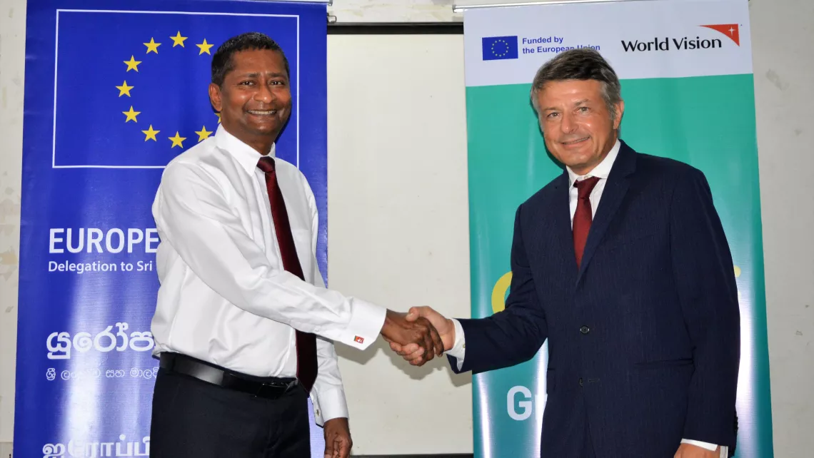 Offizieller Start des EU-Projekts GRACE in Sri Lanka mit Implmentierungspartner World VIsion