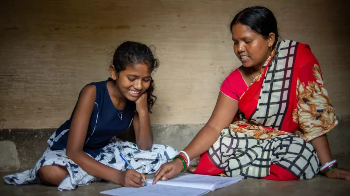 Khushboo und ihre Mutter