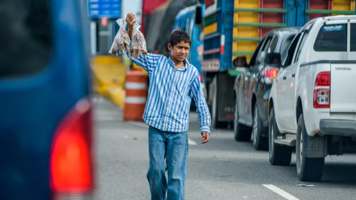 Straßenverkäufer in Honduras