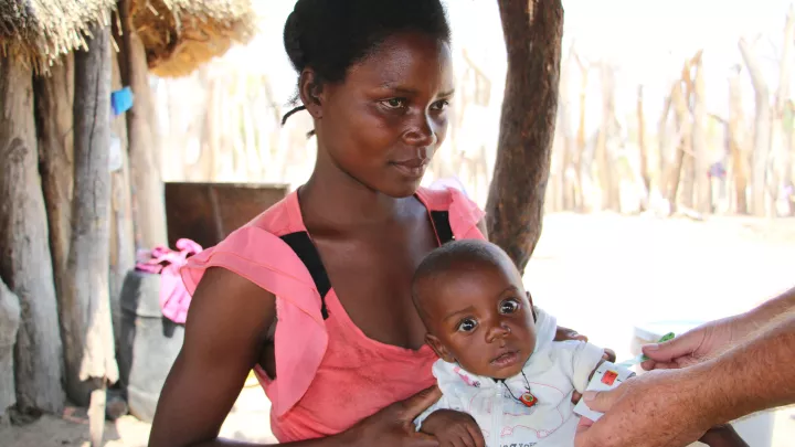 Bei dem 6 Monate alten Jungen Beto wurde im Oktober 2019 schwere Unterernährung festgestellt.