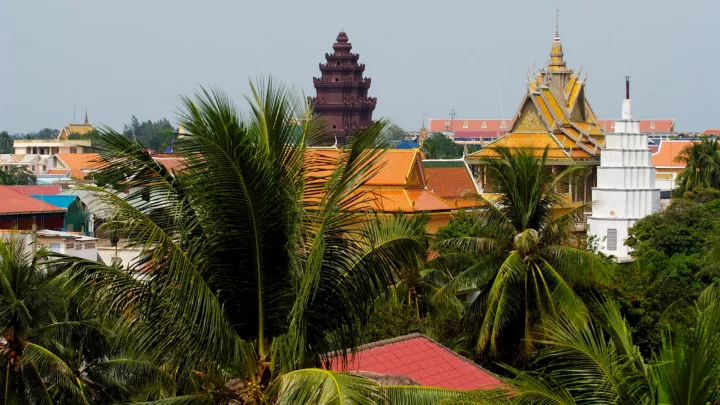 Ansicht von Phnom Penh