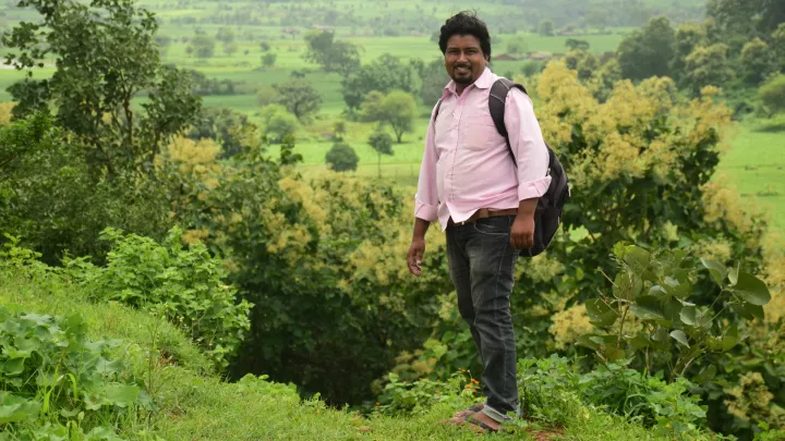 Arun arbeitet für World Vision in Indien. 