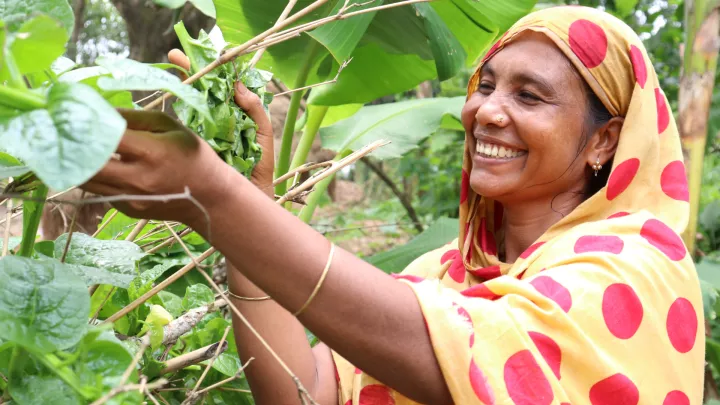 Kleinbäuerin aus Bangladesch
