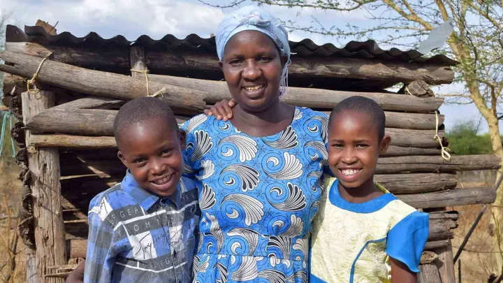 Seit der FMNR-Schulung kann Titus Familie wieder mehr Zeit miteinander verbringen.